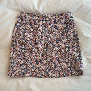 Wild Fable Floral Mini Skirt
